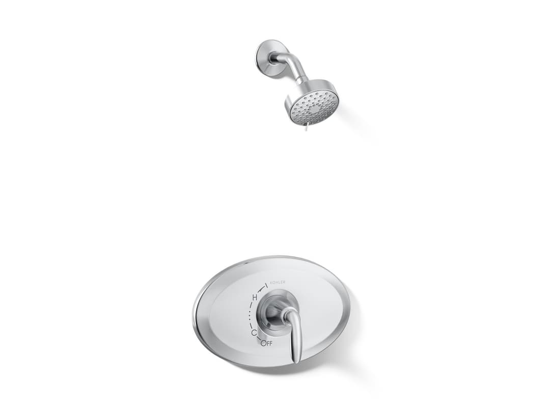 Kohler Remodel Rite-Temp shower trim kit, 1.75 gpm - Polished Chrome by Kohler