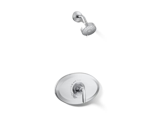 Kohler Remodel Rite-Temp shower trim kit, 1.75 gpm - Polished Chrome