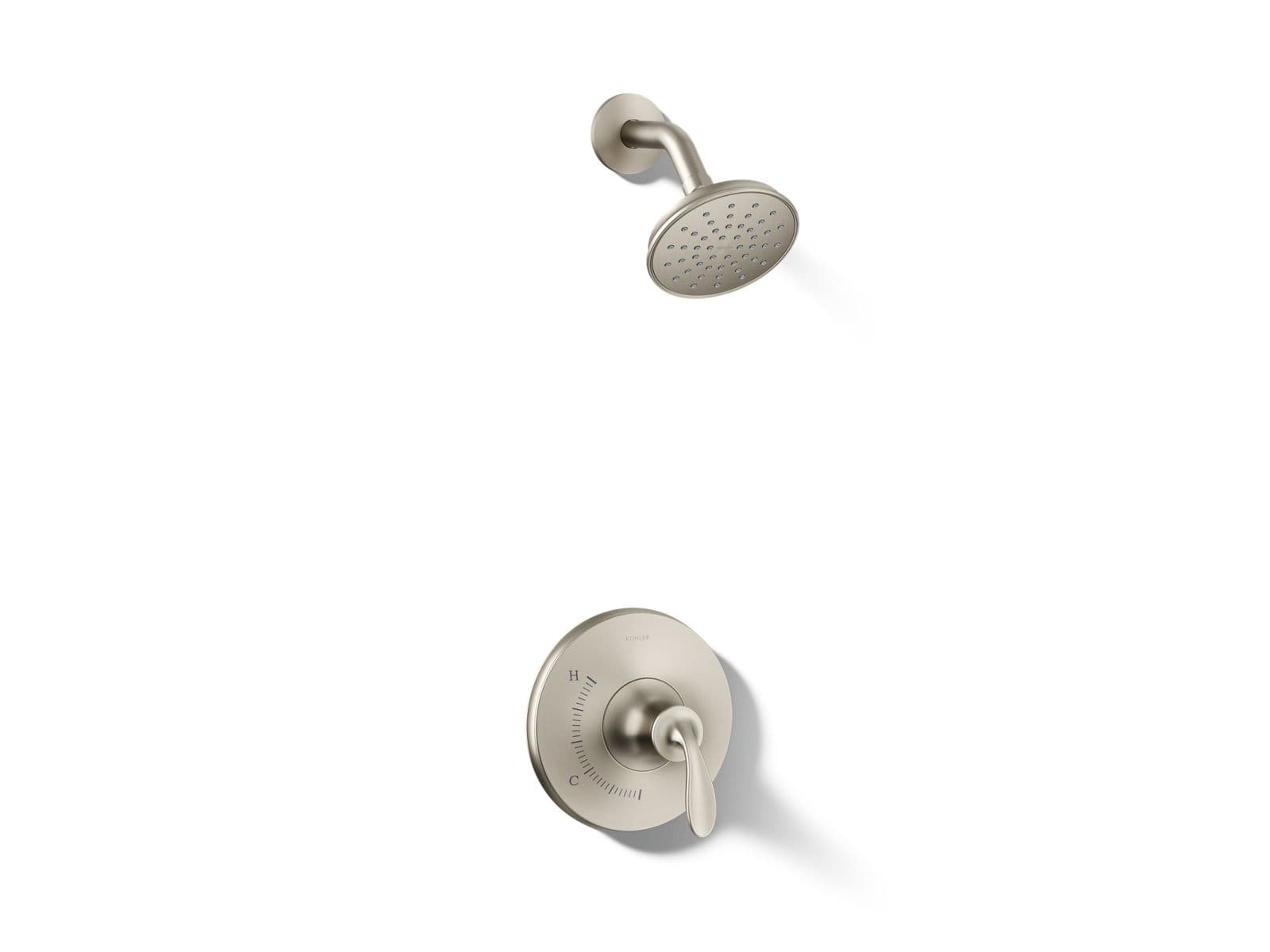 Kohler Bellera Rite-Temp shower trim kit, 1.75 gpm - Vibrant Brushed Nickel by Kohler