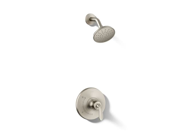 Kohler Bellera Rite-Temp shower trim kit, 1.75 gpm - Vibrant Brushed Nickel