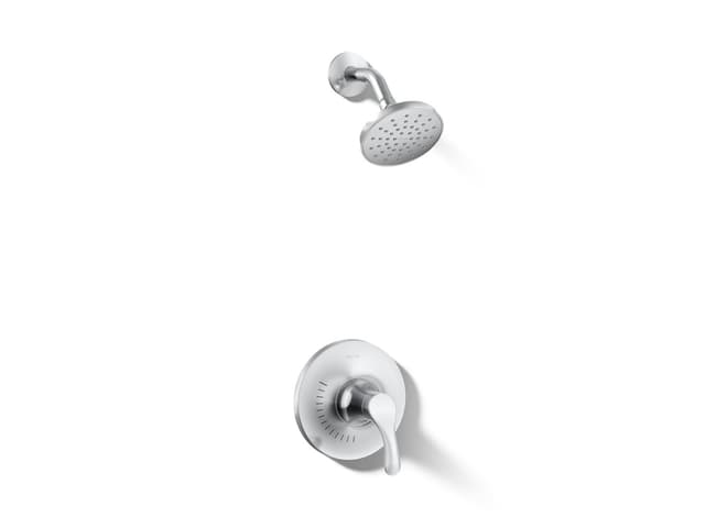Kohler Simplice Rite-Temp shower trim kit, 1.75 gpm - Polished Chrome