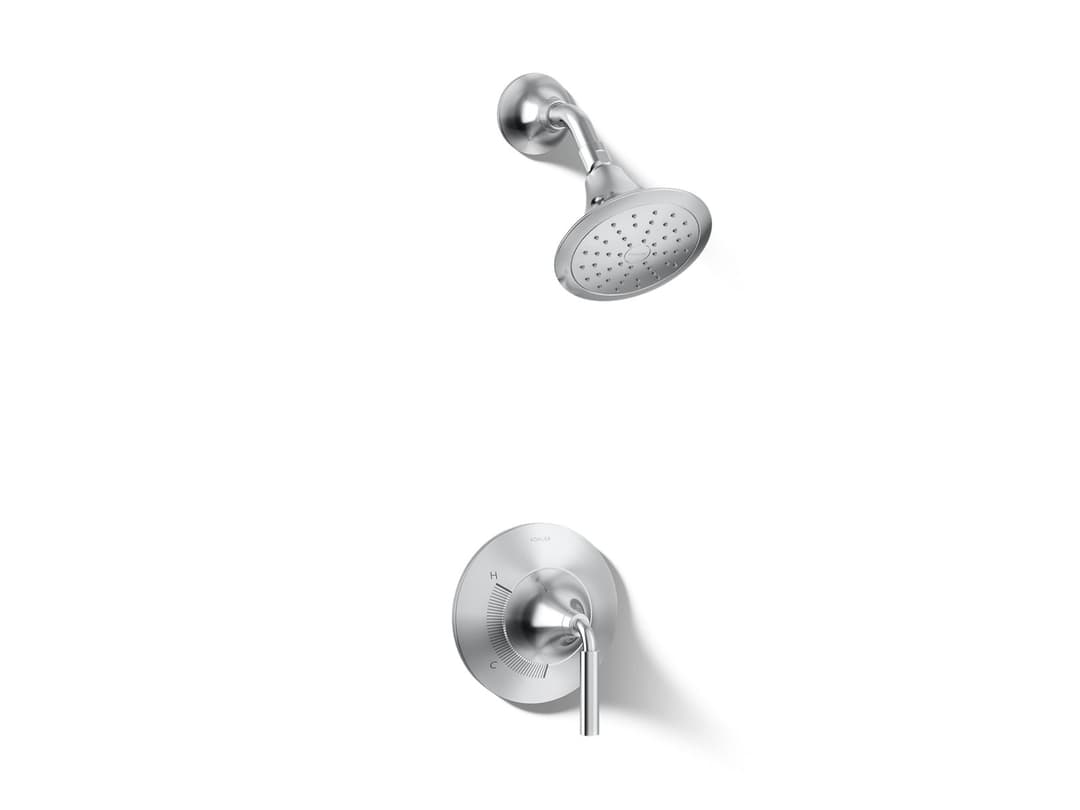 Kohler ToneE Rite-Temp shower trim kit, 1.75 gpm - Polished Chrome by Kohler