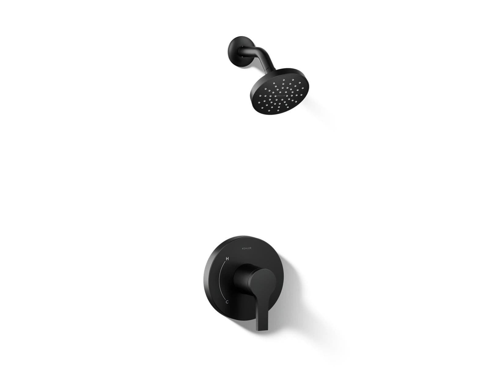 Kohler Elate Rite-Temp Shower Trim Kit 2.5 GPM - Matte Black by Kohler