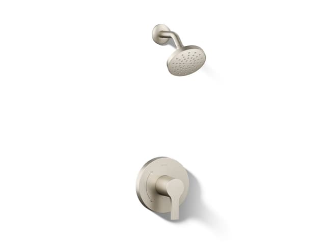 Kohler Elate Rite-Temp Shower Trim Kit 1.5 GPM - Vibrant Brushed Nickel
