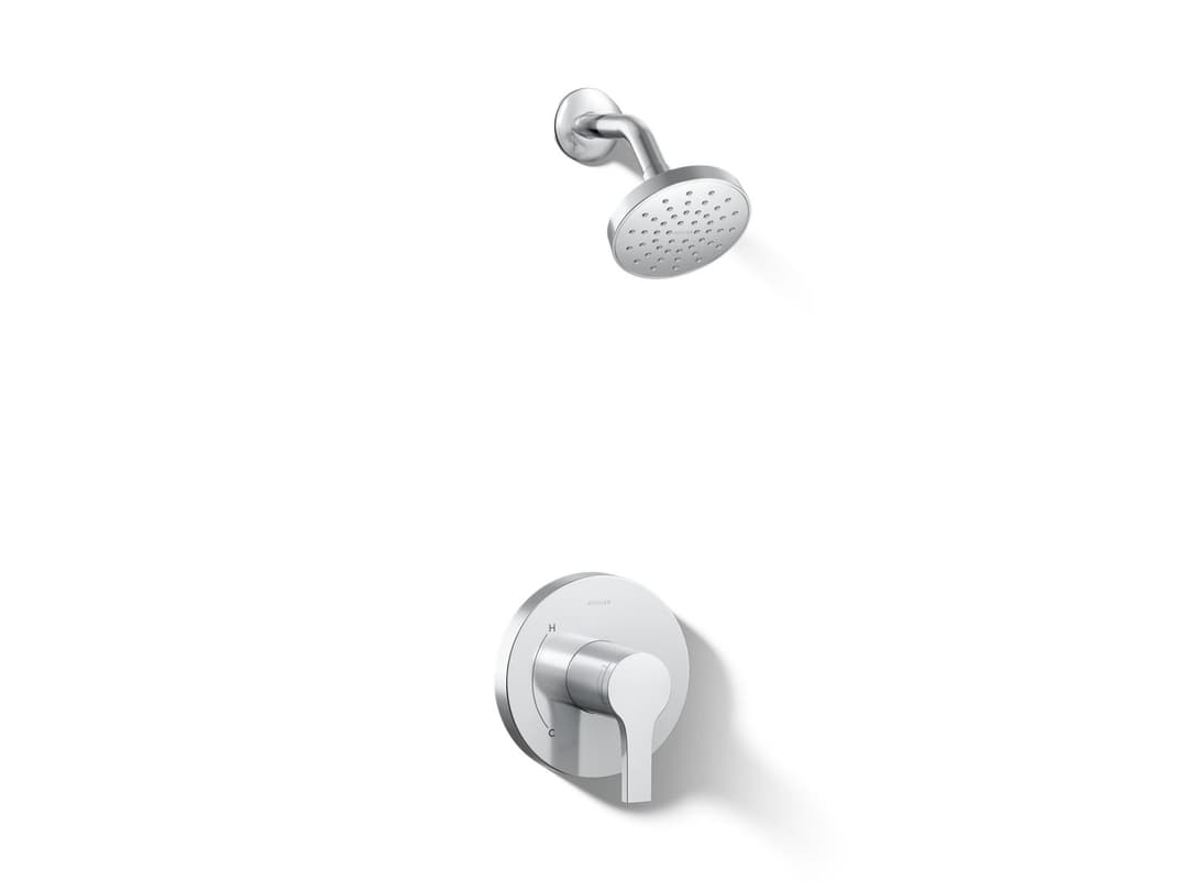 Kohler Elate Rite-Temp Shower Trim Kit 1.75 GPM - Polished Chrome by Kohler