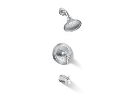Kohler Devonshire Rite-Temp bath and shower trim kit, 1.75 gpm, slip-fit spout - Polished Chrome - image 1