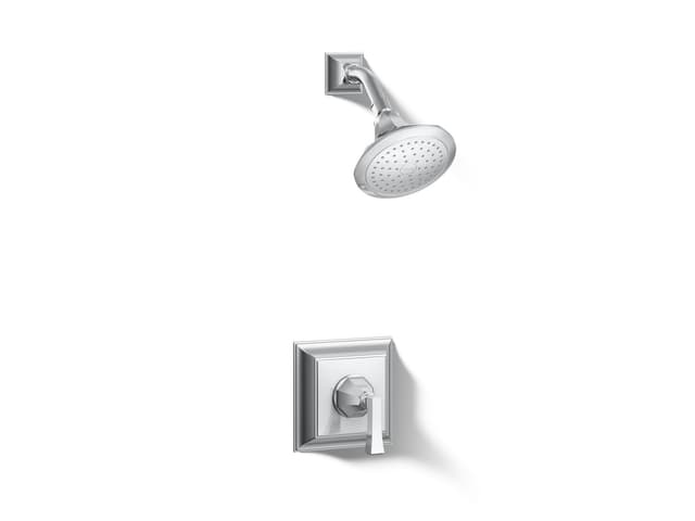 Kohler Memoirs Stately Rite-Temp shower trim kit, 2.5 gpm - Polished Chrome
