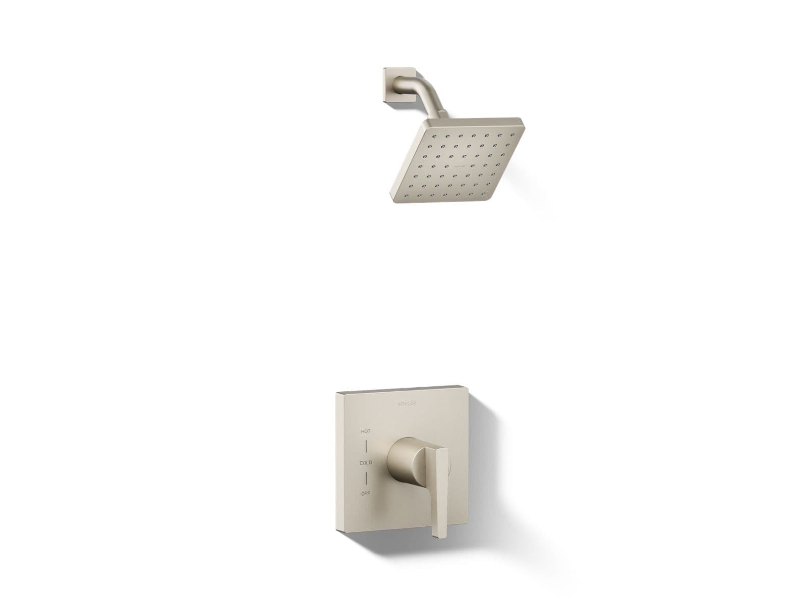 Kohler Honesty Rite-Temp shower trim kit, 2.5 gpm - Vibrant Brushed Nickel by Kohler