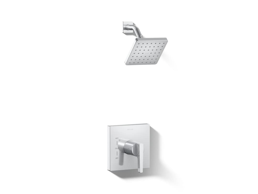 Kohler Honesty Rite-Temp shower trim kit, 2.5 gpm - Polished Chrome by Kohler