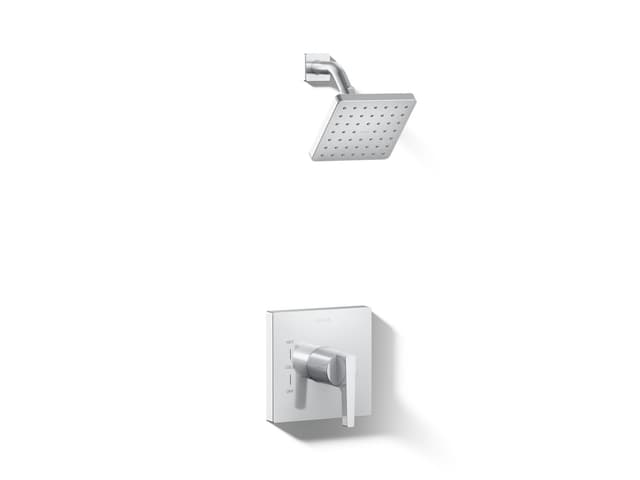Kohler Honesty Rite-Temp shower trim kit, 2.5 gpm - Polished Chrome