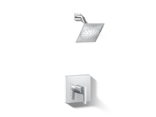 Kohler Honesty Rite-Temp shower trim kit, 1.75 gpm - Polished Chrome