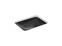 SartorialE Herringbone Caxton 20'' rectangular undermount bathroom sink - Black Sartorial Herringbone - image 1