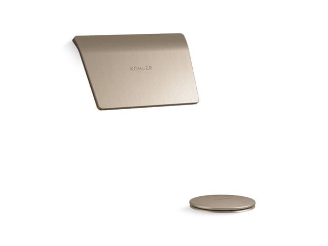 Kohler Tea-for-Two Bath drain trim - Vibrant Brushed Bronze