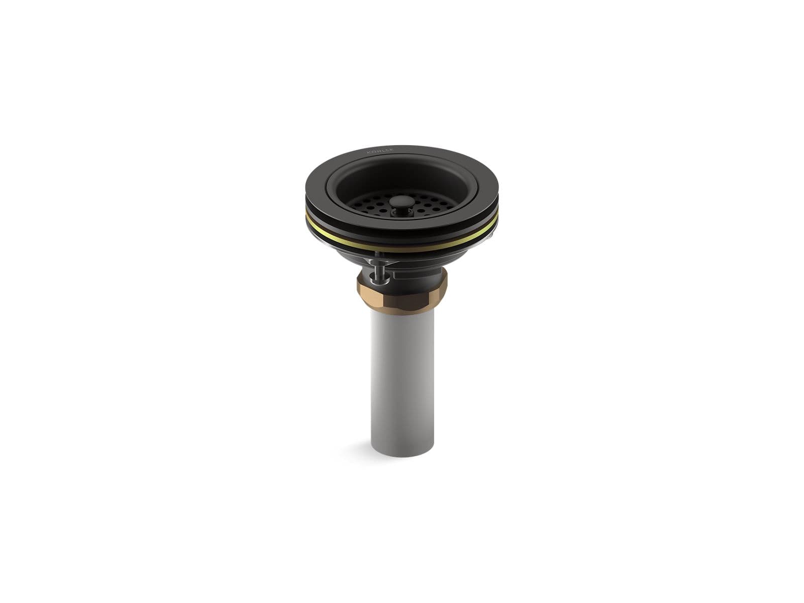 Kohler | Duostrainer | Kitchen Sink Basket Strainer - Matte Black by Kohler