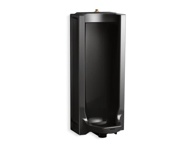 Kohler BranhamE Full stall washout urinal with top spud - Black