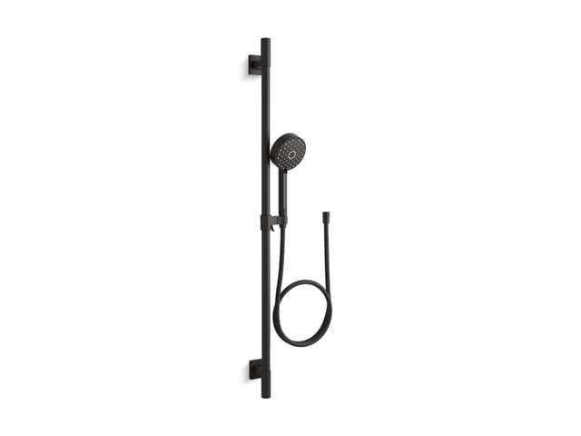 Kohler Awaken G110 42'' deluxe four-function handshower kit, 2.5 gpm - Matte Black