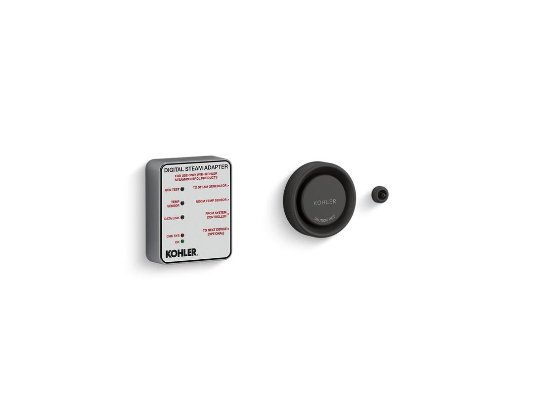 Kohler Invigoration Series Digital steam adapter kit - Matte Black by Kohler