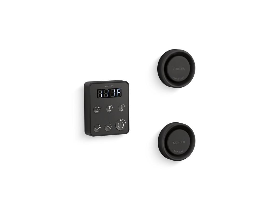 Kohler Invigoration Series Tandem steam generator control kit - Matte Black by Kohler