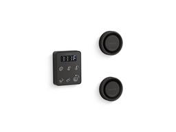 Kohler Invigoration Series Tandem steam generator control kit - Matte Black - image 1