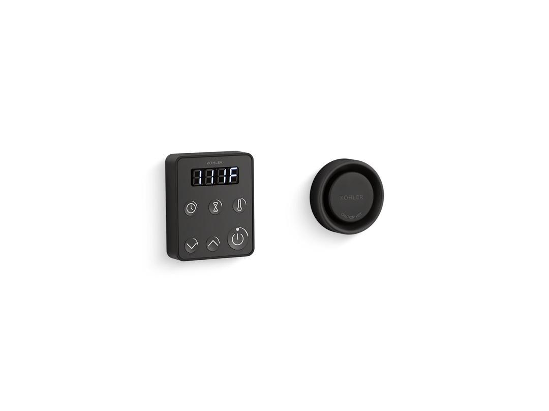 Kohler Invigoration Series Steam generator control kit - Matte Black by Kohler