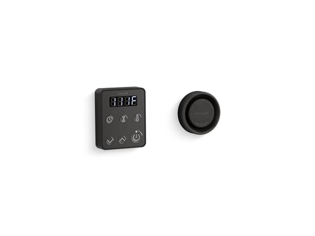 Kohler Invigoration Series Steam generator control kit - Matte Black