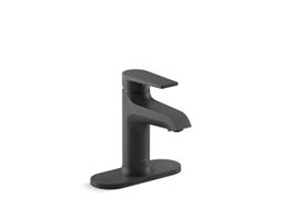 Single-handle bathroom sink faucet, 1.2 gpm - Matte Black - image 1