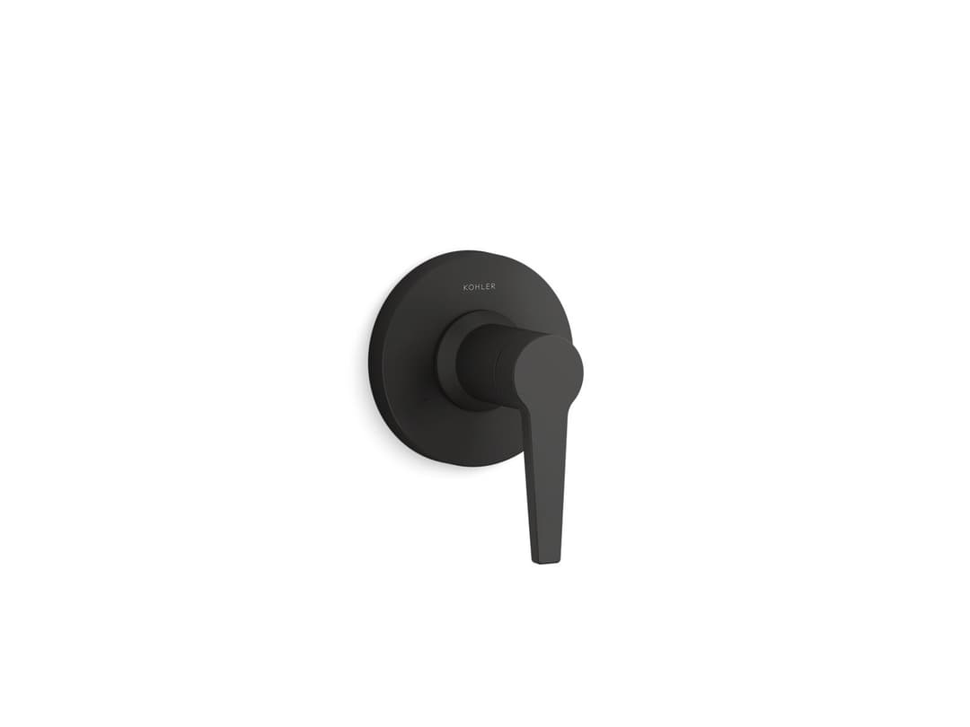 Kohler Pitch MasterShower transfer valve trim - Matte Black by Kohler
