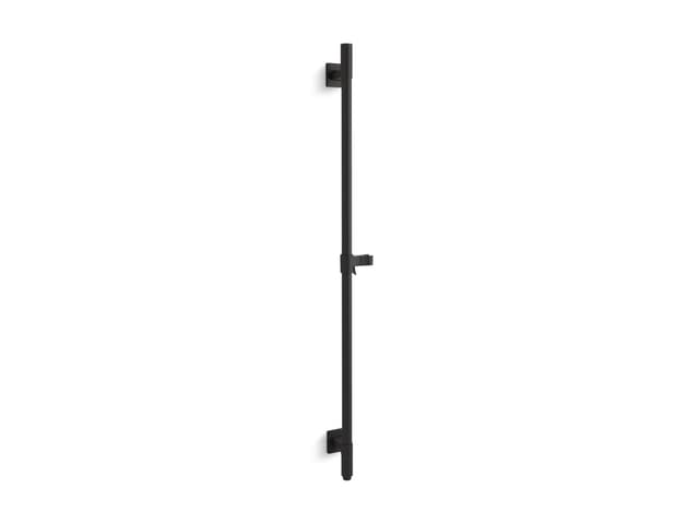 Kohler Awaken 42'' deluxe slidebar with integrated water supply - Matte Black