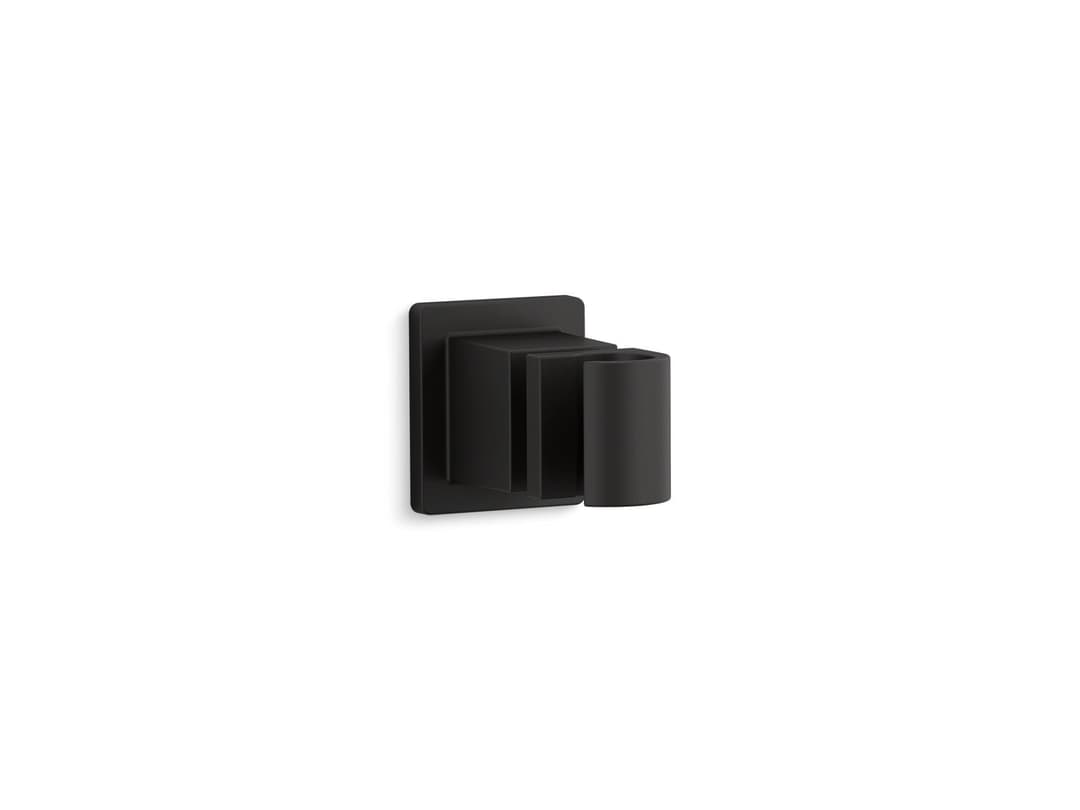 Kohler Awaken Adjustable wall holder - Matte Black by Kohler