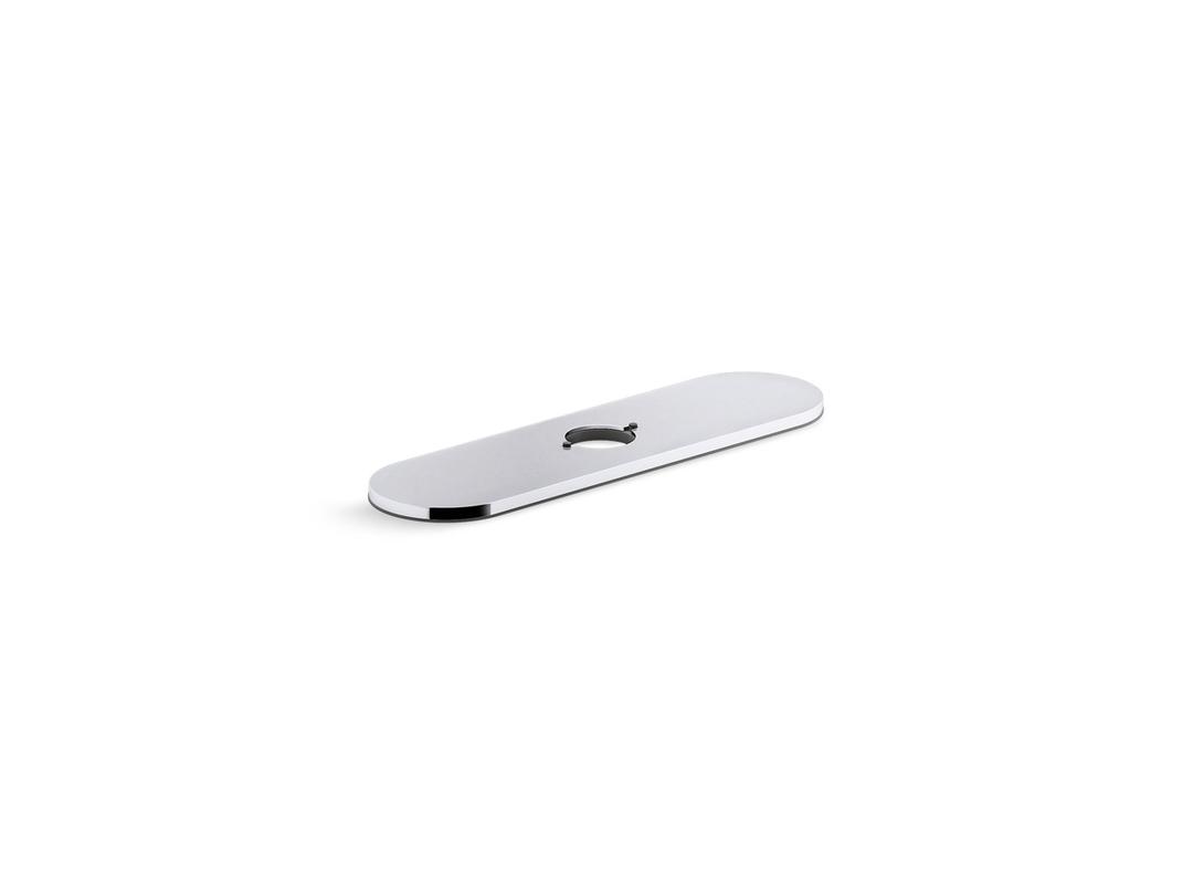 Kohler Tone Three-hole kitchen faucet escutcheon - Polished Chrome by Kohler