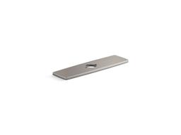 Kohler Riff Three-hole kitchen faucet escutcheon - Vibrant Stainless - image 1