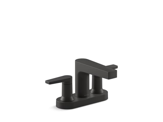 Kohler | Taut | Widespread Bathroom Sink Faucet - Matte Black