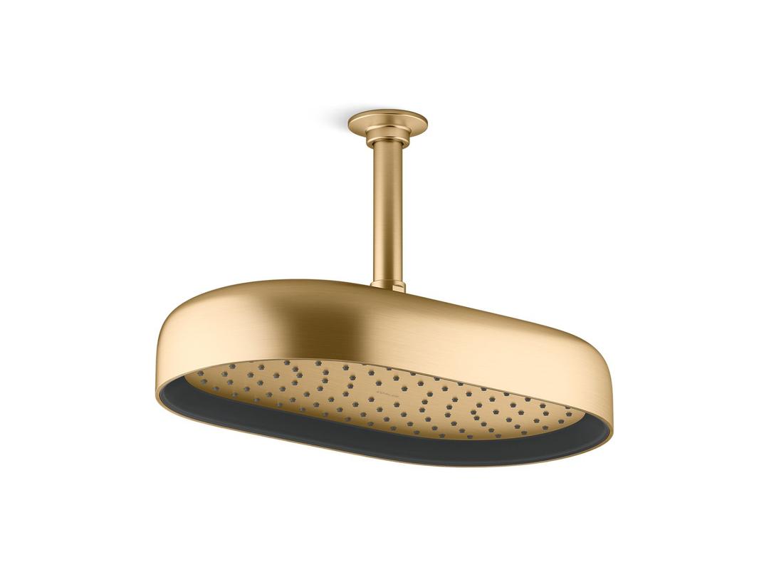 Kohler | Statement | Rainshower Shower Head - Vibrant Brushed Moderne Brass by Kohler