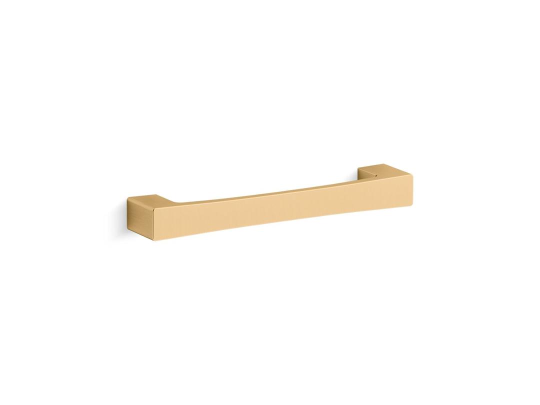Kohler Honesty 5'' cabinet pull - Vibrant Brushed Moderne Brass by Kohler