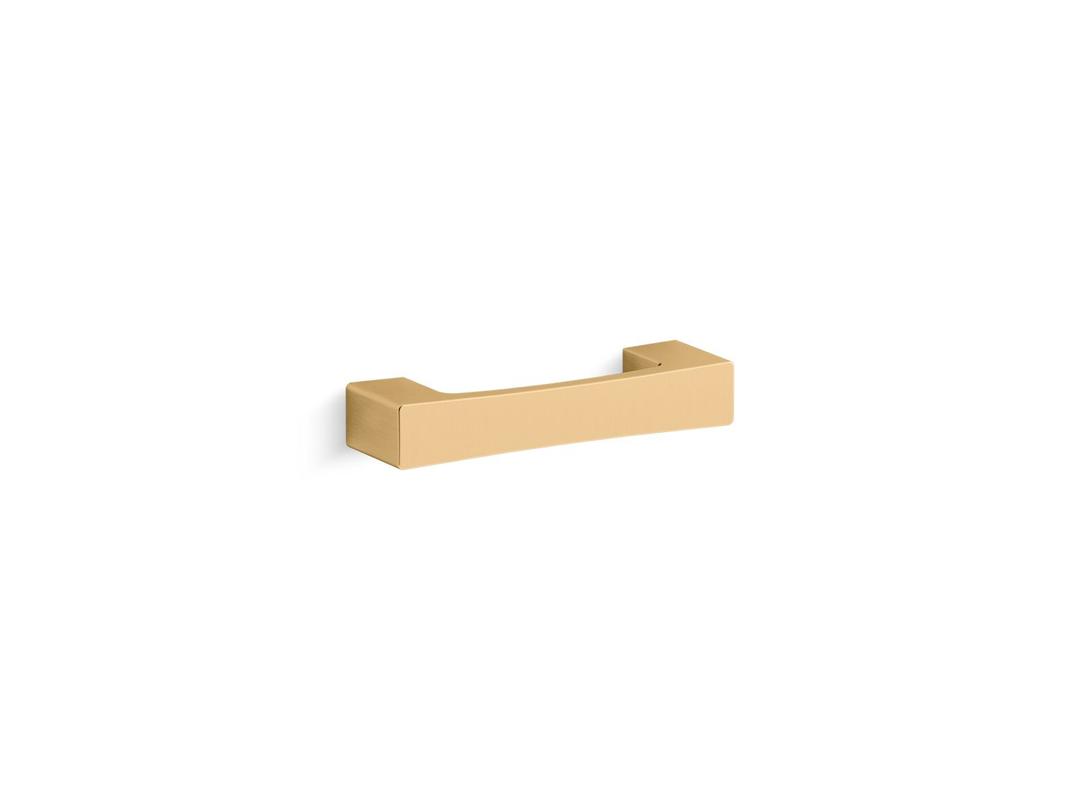 Kohler Honesty 3'' cabinet pull - Vibrant Brushed Moderne Brass by Kohler