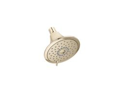 Kohler Forte 2.5 gpm multifunction showerhead with Katalyst air-induction technology - Vibrant French Gold - image 2