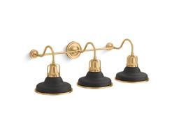 Kohler HauksbeeE 3 Light Double Bell Sconce - Polished Chrome - image 2