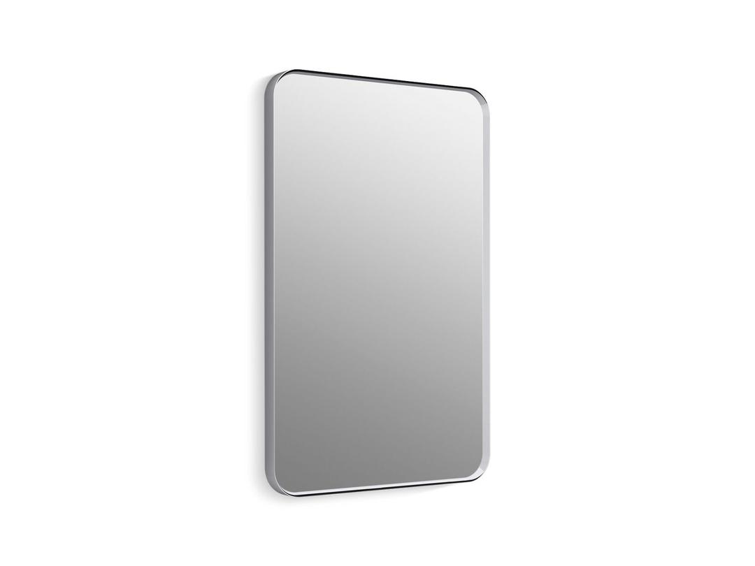 Kohler Essential 22'' x 34'' rectangular framed mirror - Polished Chrome by Kohler