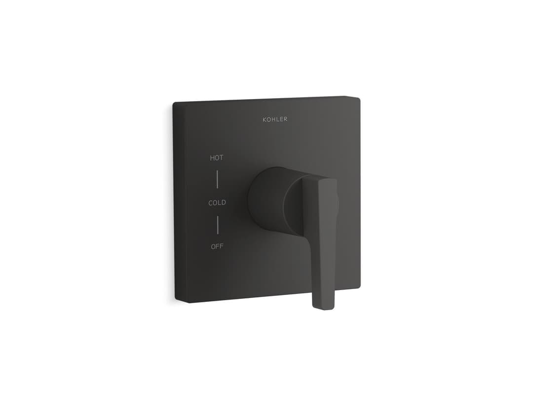 Kohler Honesty Rite-Temp valve trim - Matte Black by Kohler