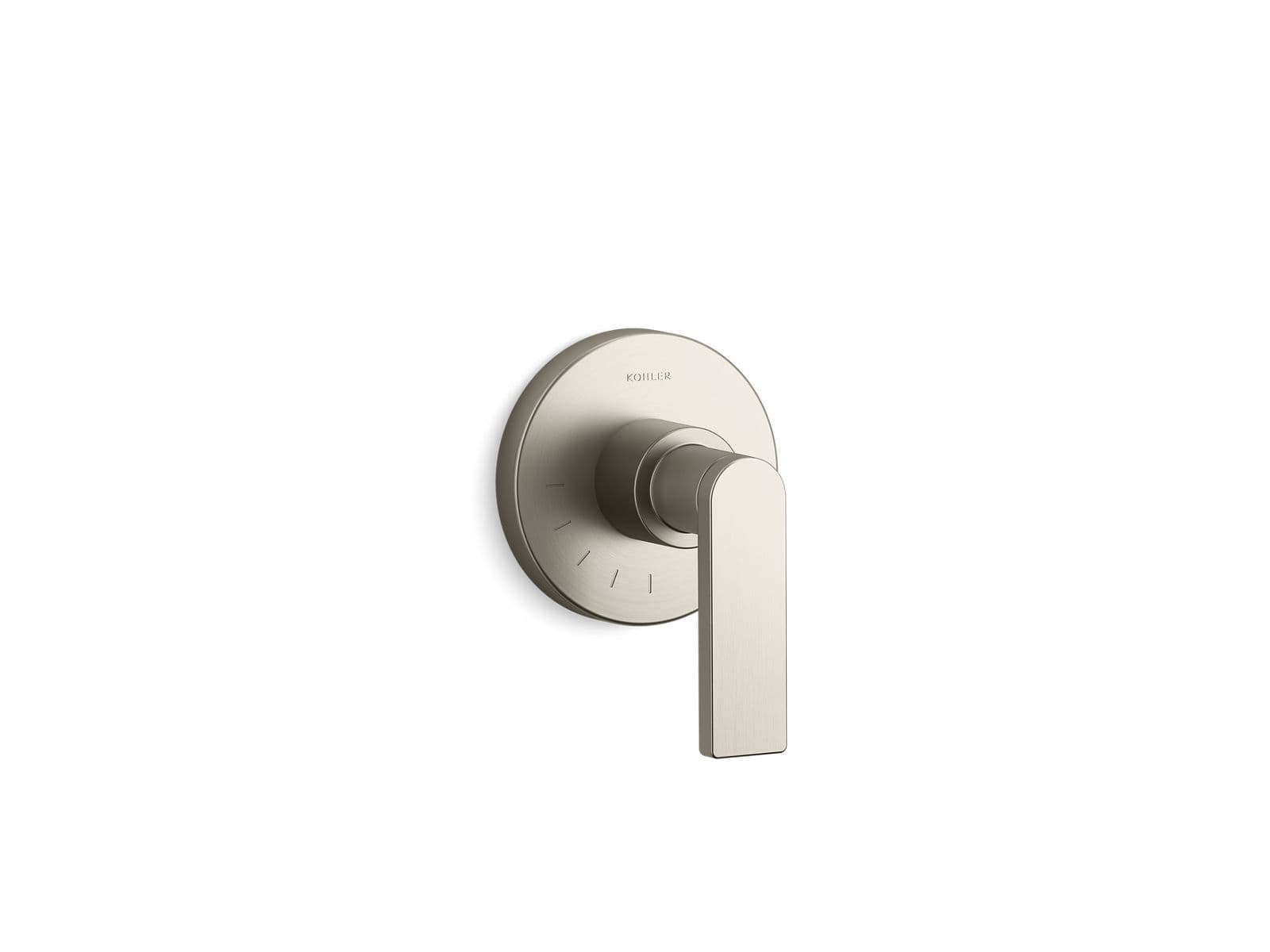 Kohler Composed MasterShower volume control valve trim with lever handle - Vibrant Brushed Nickel by Kohler