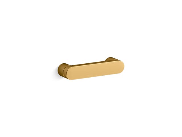 Kohler Composed 3'' cabinet pull - Vibrant Brushed Moderne Brass