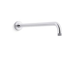 Kohler Statement 19'' wall-mount single-function rainhead arm and flange - Polished Chrome - image 1