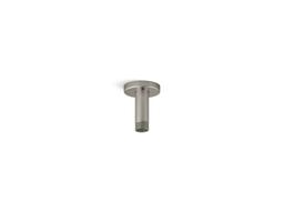 Kohler Statement 3'' ceiling-mount single-function rainhead arm and flange - Vibrant Brushed Moderne Brass - image 4