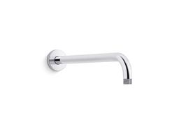 Kohler Statement 15-1/2'' wall-mount single-function rainhead arm and flange - Vibrant Brushed Nickel - image 2