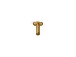 Kohler Statement 3'' ceiling-mount single-function rainhead arm and flange - Vibrant Brushed Bronze - image 3