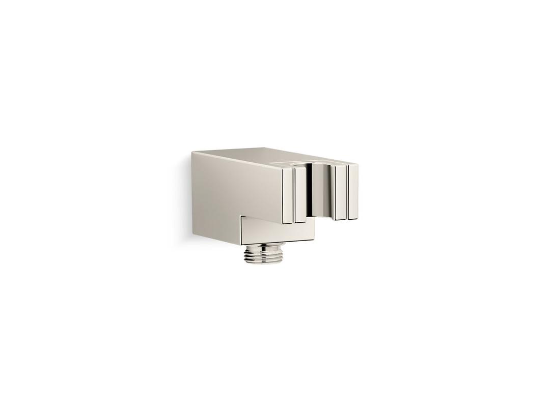 Kohler Statement Wall-mount handshower holder with supply elbow and check valve - Vibrant Polished Nickel by Kohler