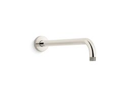 Kohler Statement 15-1/2'' wall-mount single-function rainhead arm and flange - Vibrant Polished Nickel - image 1