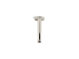 Kohler Statement 6'' ceiling-mount single-function rainhead arm and flange - Vibrant Polished Nickel - image 1