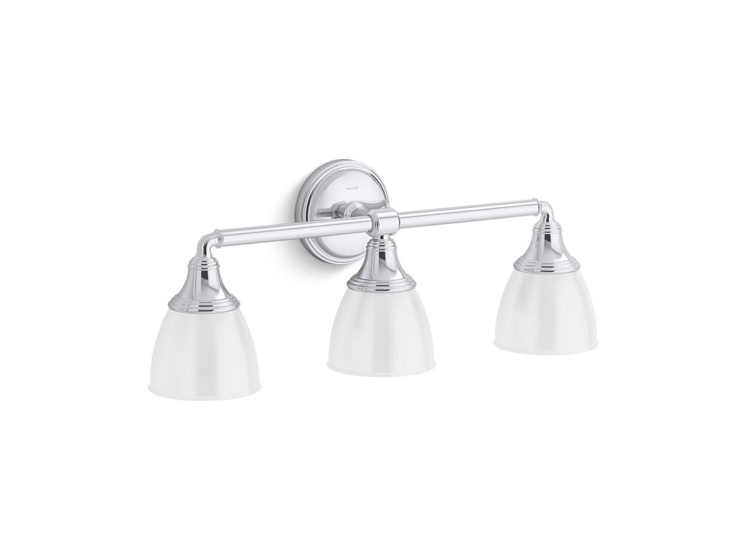 Kohler Devonshire Three-light sconce - Polished Chrome by Kohler