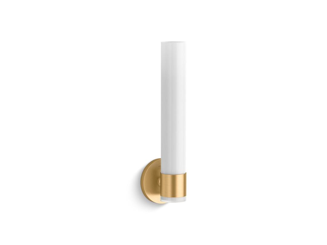 Kohler Purist One-light sconce - Brushed Moderne Brass by Kohler